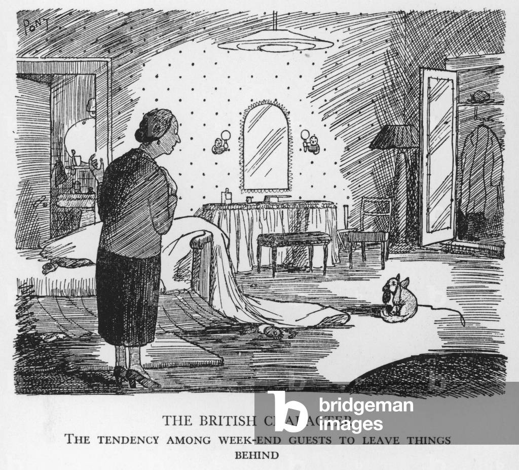 The British Character, La tendenza tra gli ospiti del week-end a lasciare le cose alle spalle (lito)