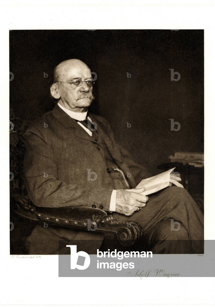 Image of Print depicting Adolf Wagner 1904 by Nicola Perscheid