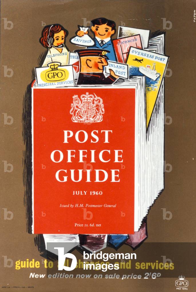 Post Office Guide, luglio 1960 (color lito)