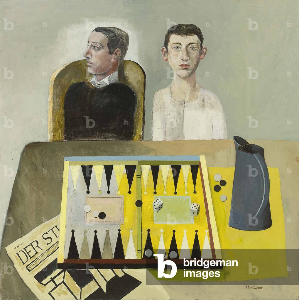 Backgammon Game, 2011 (oil on canvas)