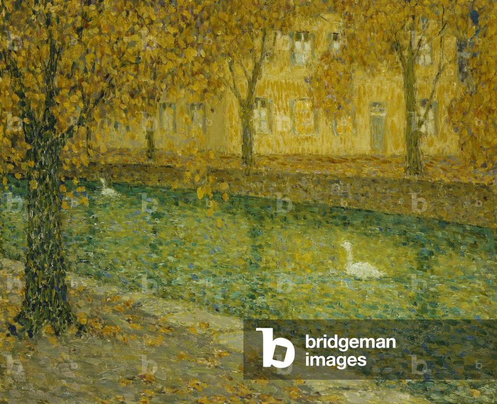 Bild von Gemälde "Le Canal", 1936 von Henri Eugene Augustin Le Sidaner