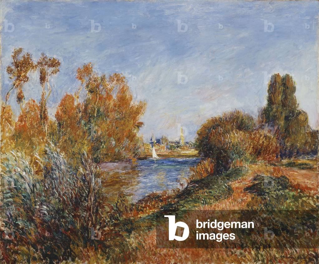 Bild von Gemälde "Die Seine bei Argenteuil; La Seine a Argenteuil", 1888 von Pierre Auguste Renoir