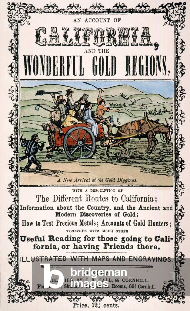Gold Rush Advertisement 1849 The California Gold Rush (1848 – 1855)