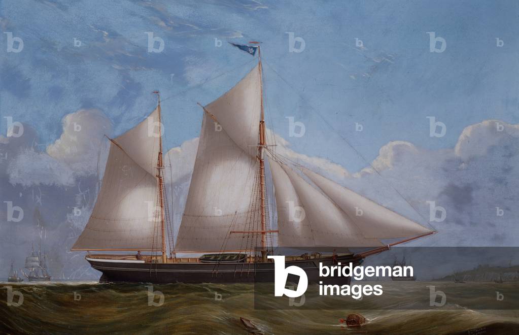 Spedizione al largo di Sunderland, 1867 (olio su tela)