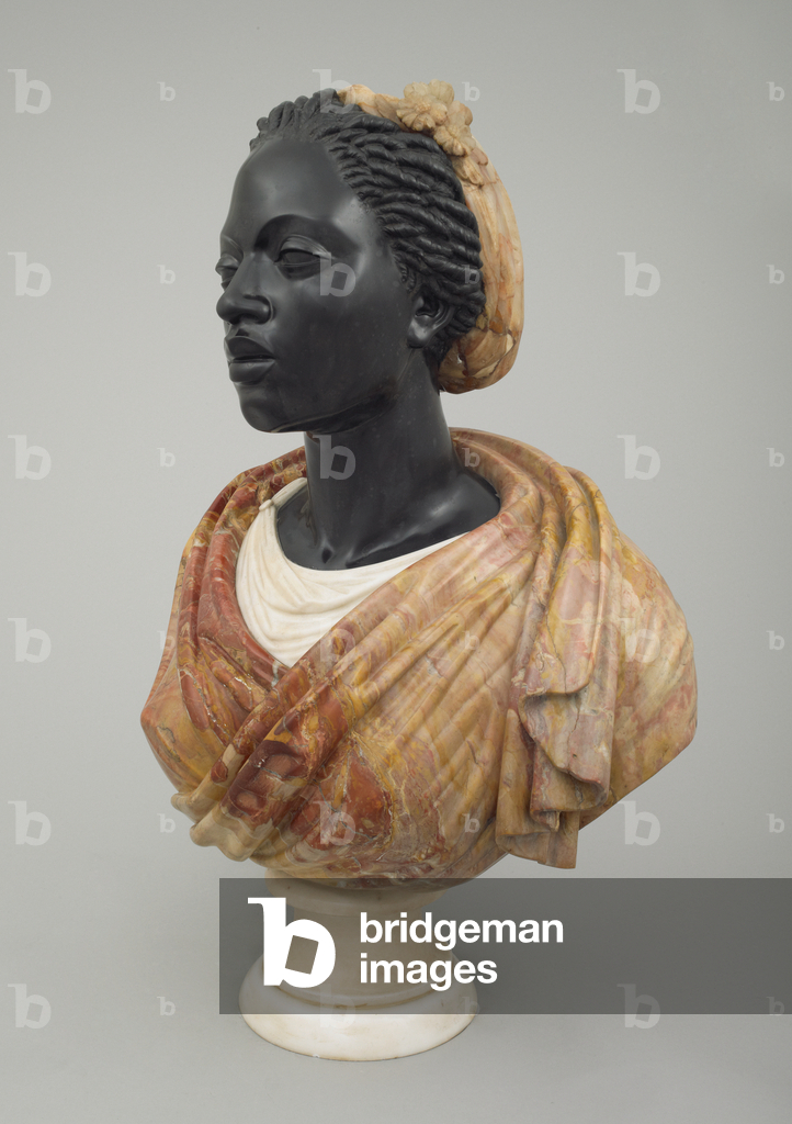Bust of a Woman, Rome, Italy, c.1650 (marble)