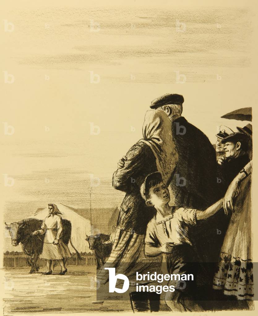 Mostra delle realizzazioni economiche dell'URSS, 1948 (litografia)