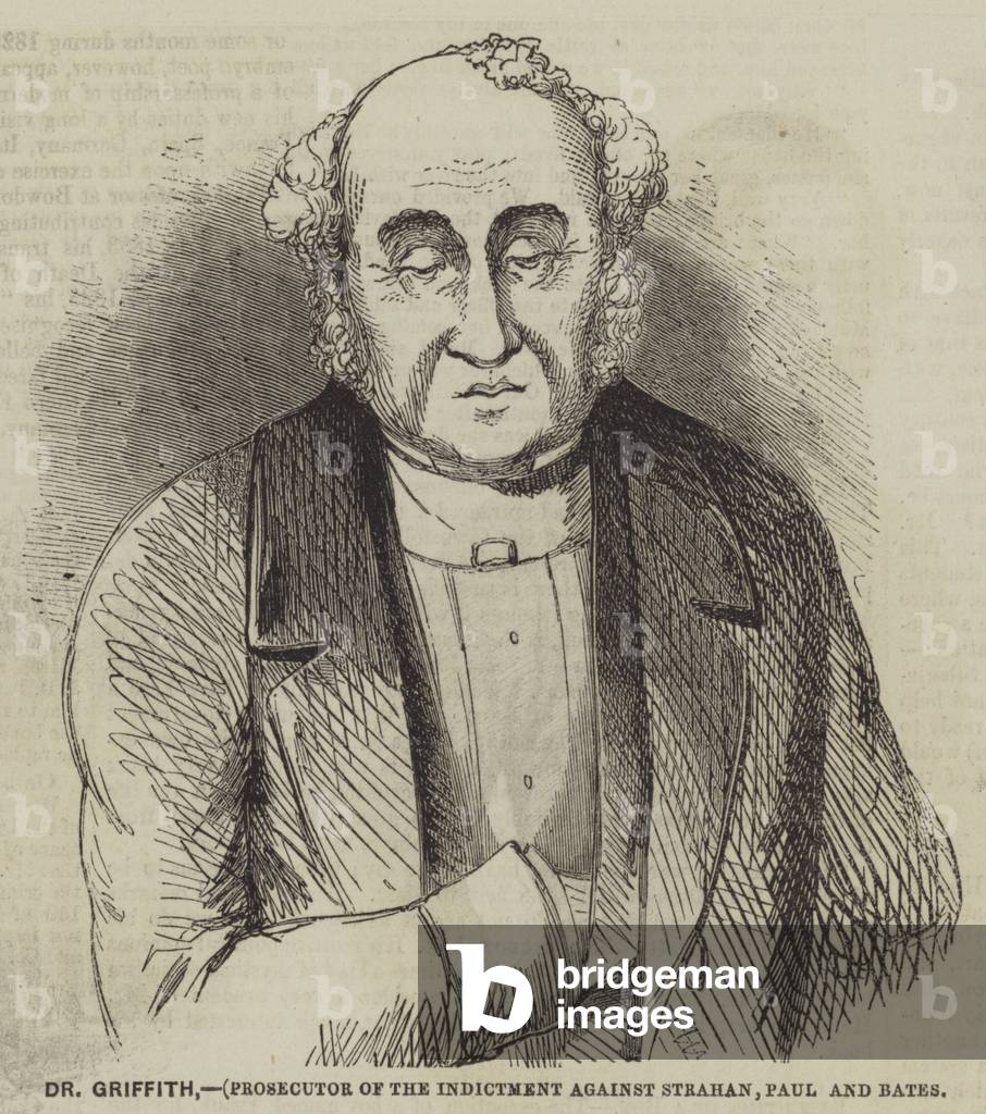 "Dr Griffith (incisione)" di English School, b/w