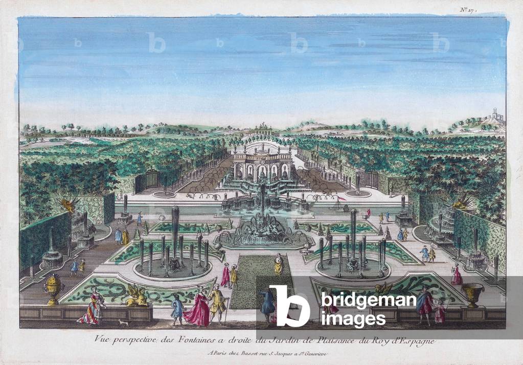 "Vergnügungspark des Königs von Spanien" von Unknown artist