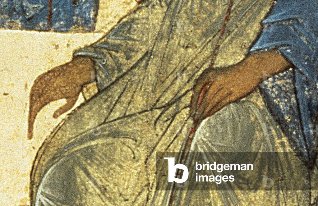 Detail of The Holy Trinity 1420 by Andrei Rublev