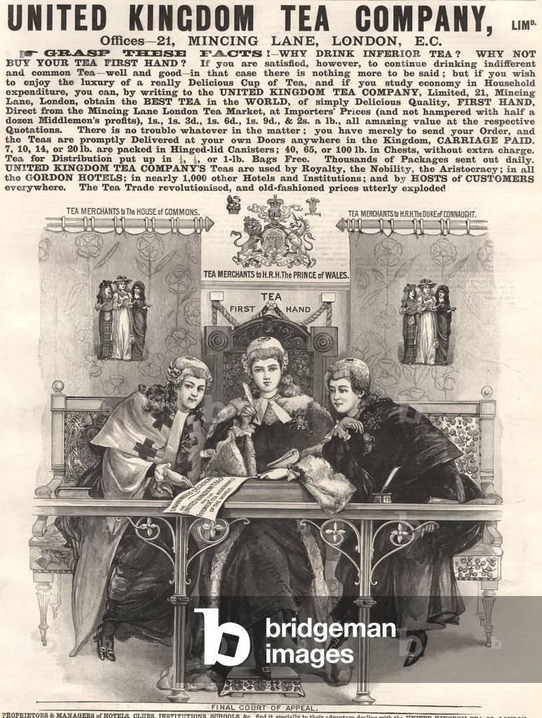 Immagine di Stampa "Regno Unito Tea Co.", b/w
