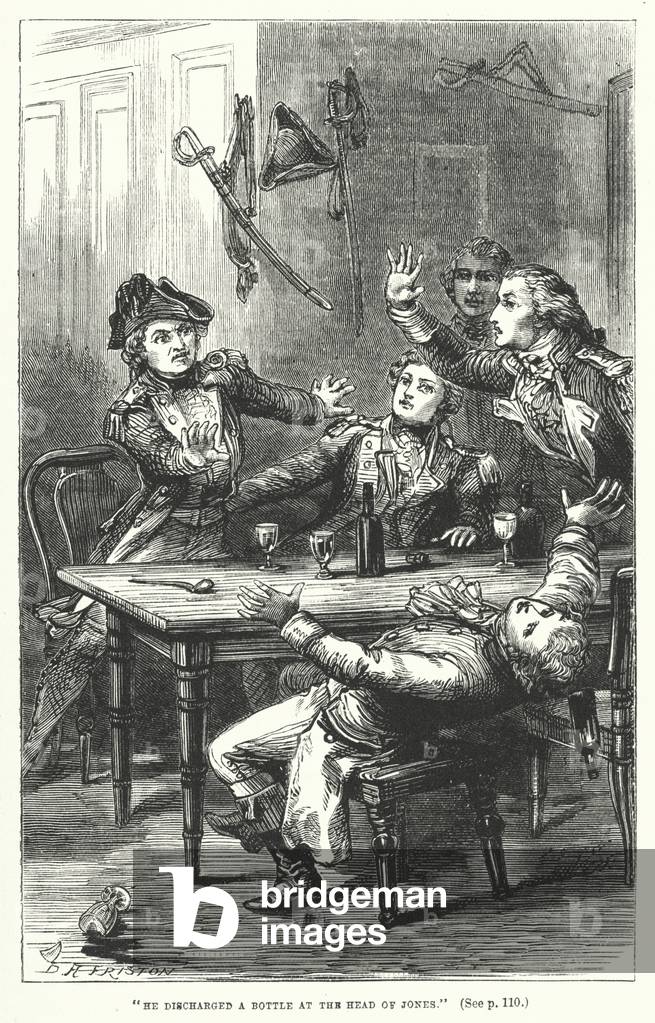 "Illustration für Tom Jones von Henry Fielding (Kupferstich)" 1801 von English School