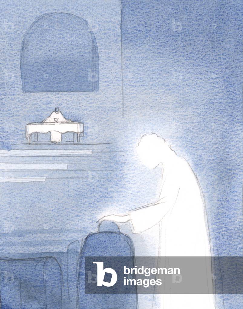 Cristo ammira anche il nostro debole amore per Lui. Egli fa sì che divampare ulteriormente nei nostri cuori, e