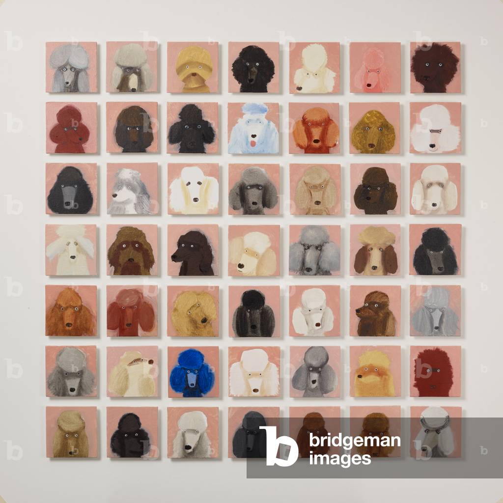 49 barboncini, 2023 (olio su tela)