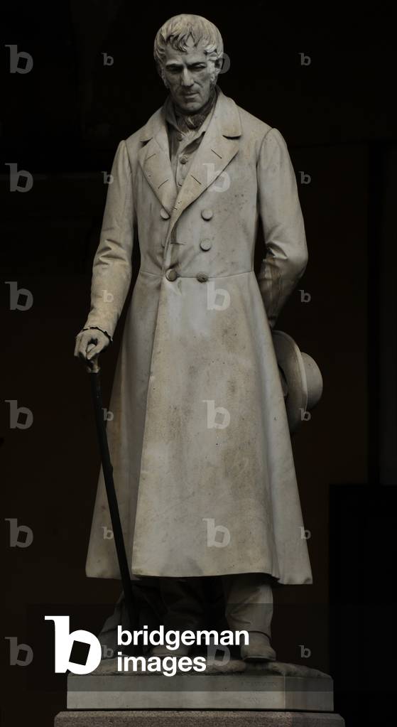 Antonio Maria Bordoni (1789-1860). Matematico italiano. Statua.