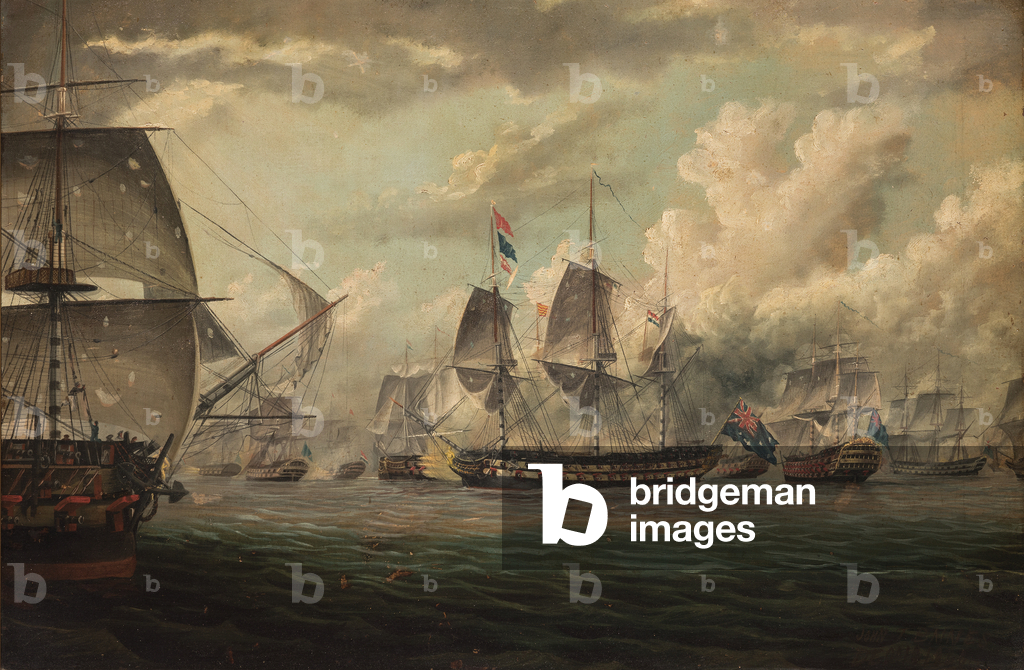 H.M.S. Bellerophon, 1840 (olio su tela)
