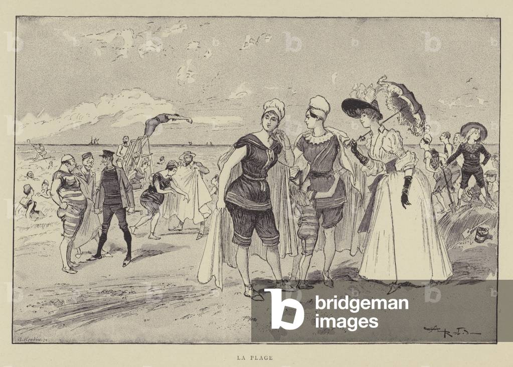 La Plage (litho)