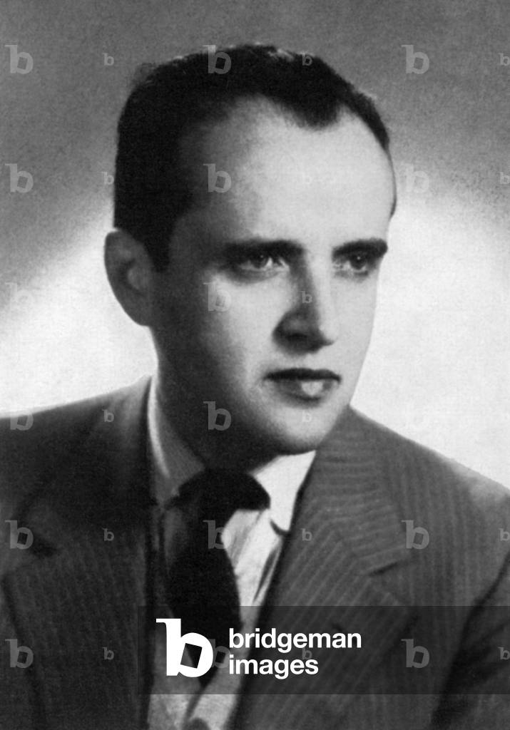 "Nino Rota - ritratto", b/w