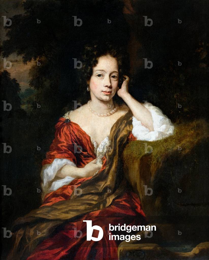 ritratto di una donna, 1680 (olio su tela)