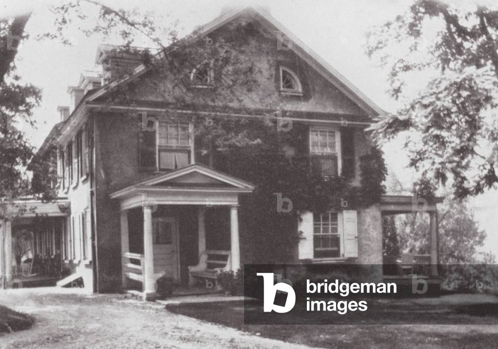 Filadelfia: Quartier generale di Lafayette, Valley Forge (foto b/n)