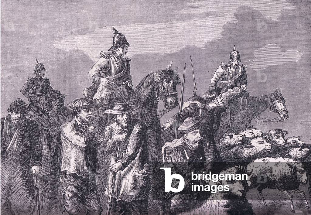 A foraging party, Cassells History of the War between France and Germany herausgegeben von Cassell and Company