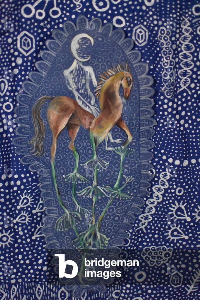 "MoonHorserider" 2018 di Hazel Florez