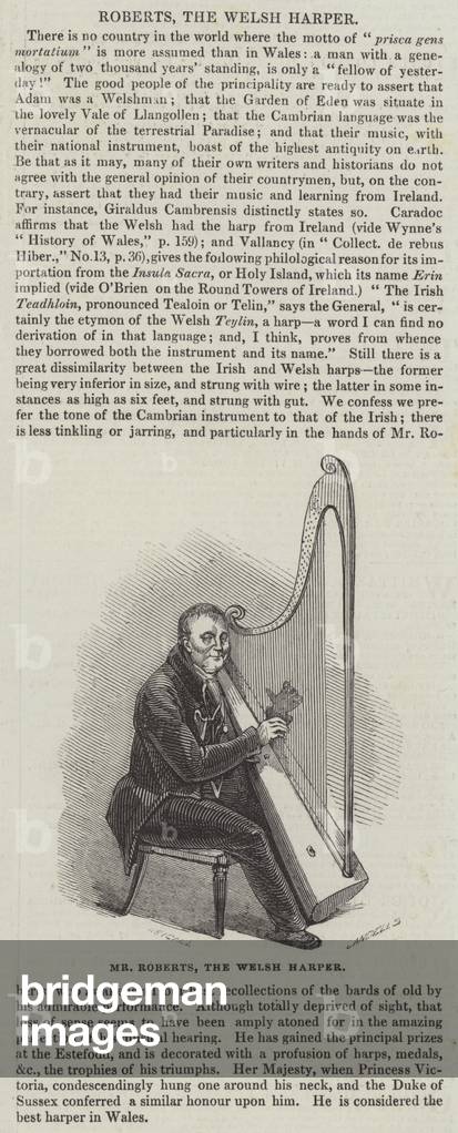 Mr Roberts, il gallese Harper (incisione)