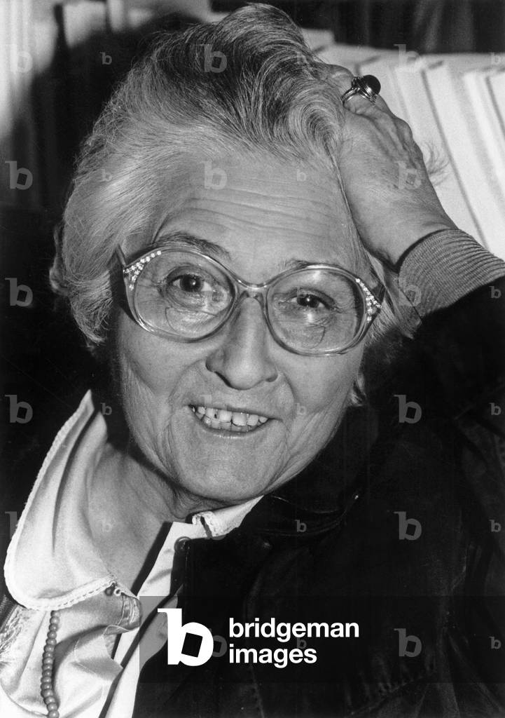 Image of Photography depicting Francoise Dolto by Louis Monier, b/w