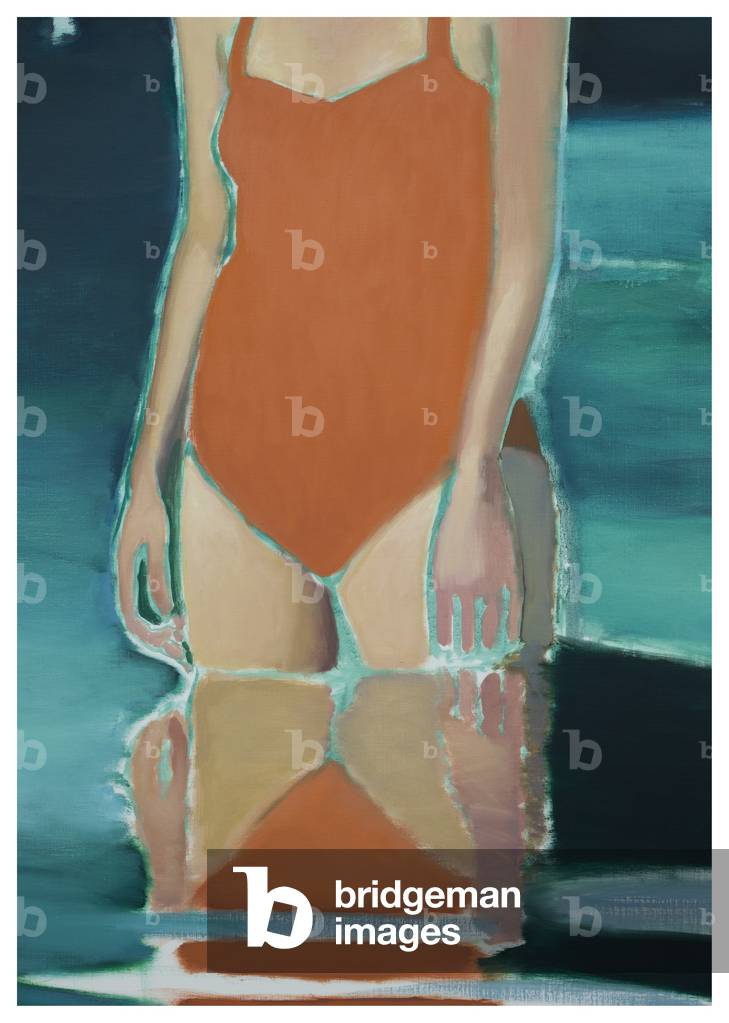 Dip, Detail, 2019 (Öl auf Leinen)