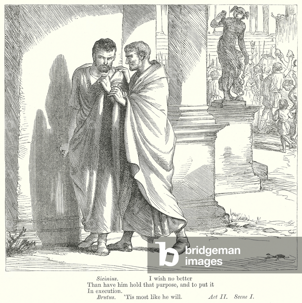 Image of Engraving depicting Coriolanus (engraving) 1801 by Henry Courtney Selous