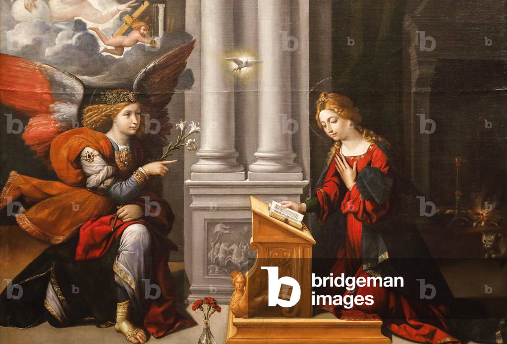 Immagine di Dipinto "Annunciazione" 1500 di Benvenuto Tisi da Garofalo