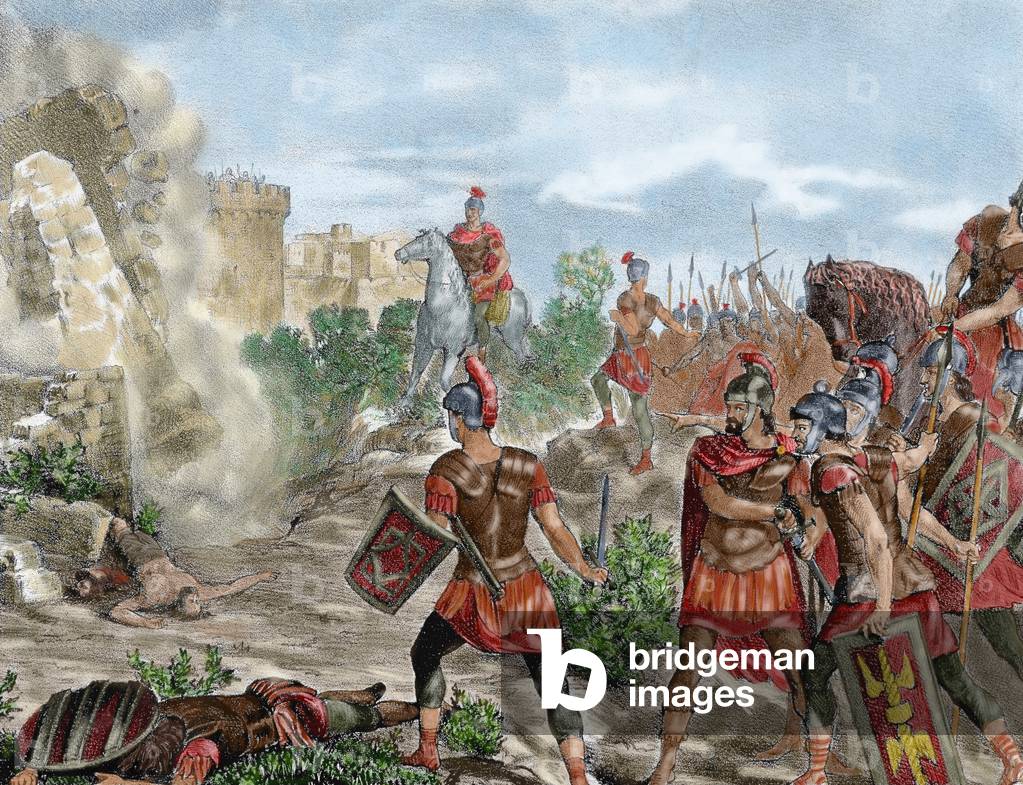 Quinto Sertorio (c. 123-72 a.C.). Assedio di Lusones a Contrebia Belaisca.