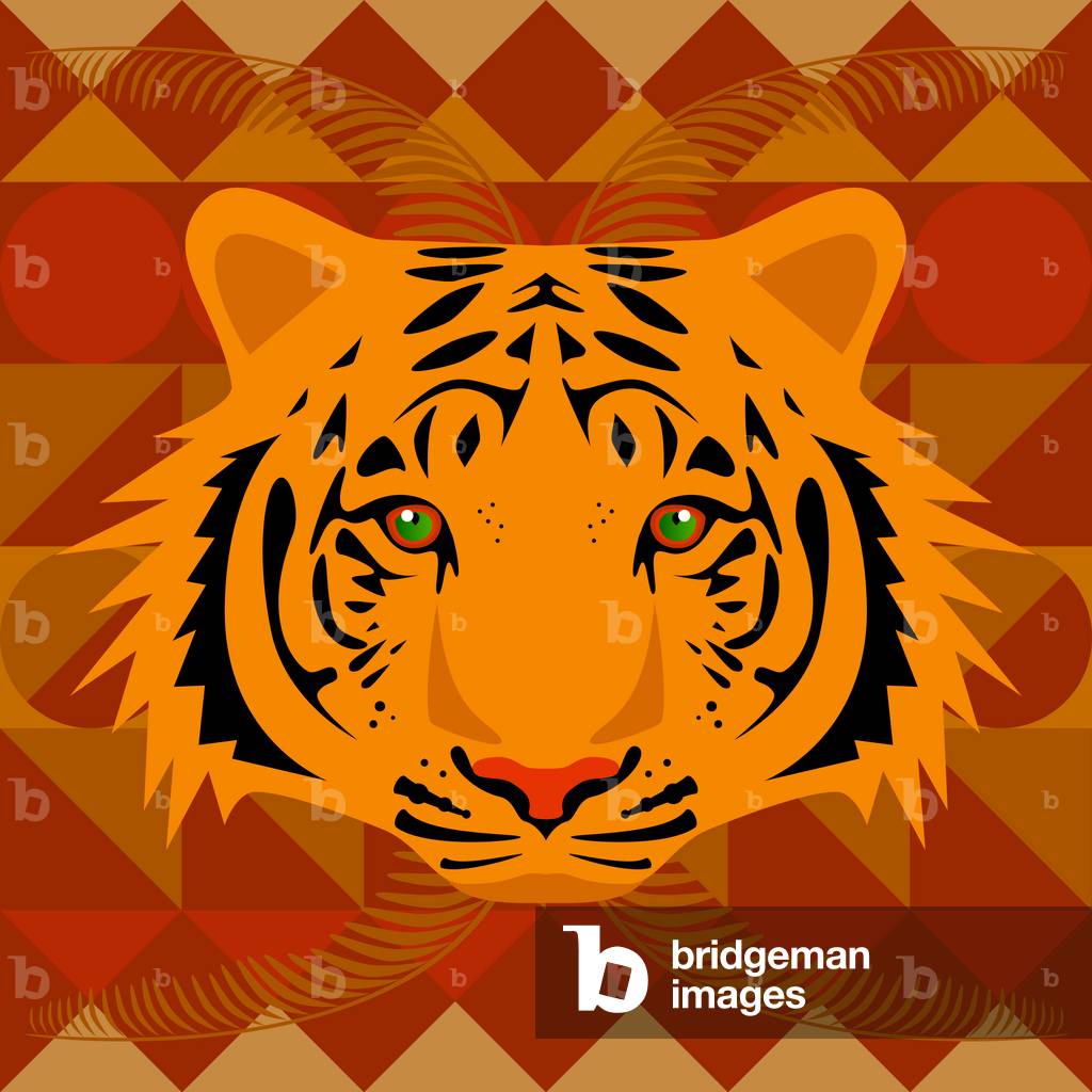 Aztec Tiger, 2017 (numérique)