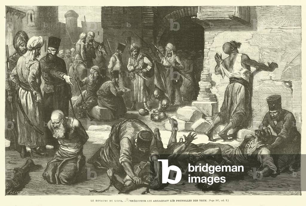 "Le Royaume De Khiva (Gravur)" 1801 von French School, b/w