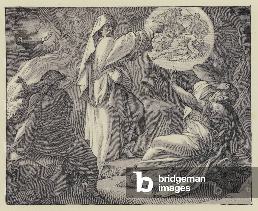 Saul (engraving) by English Artist