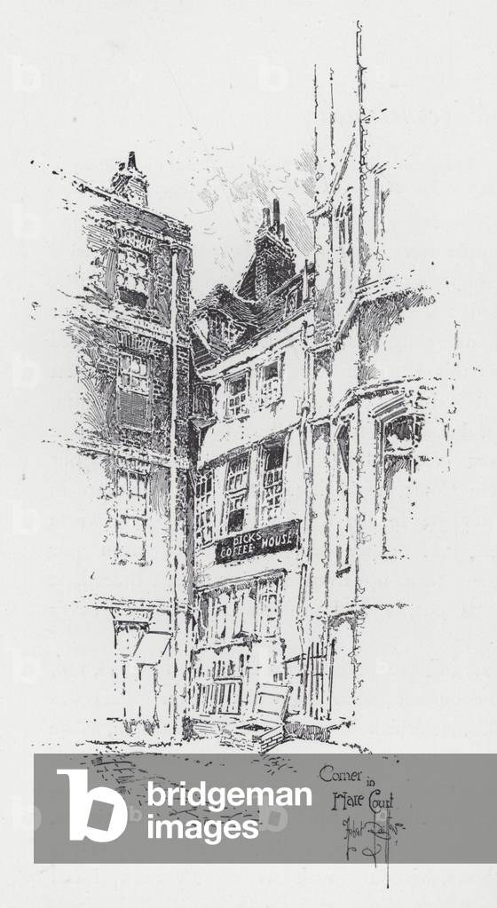 "Ecke im Hasenhof (Gravur)" von Herbert Railton
