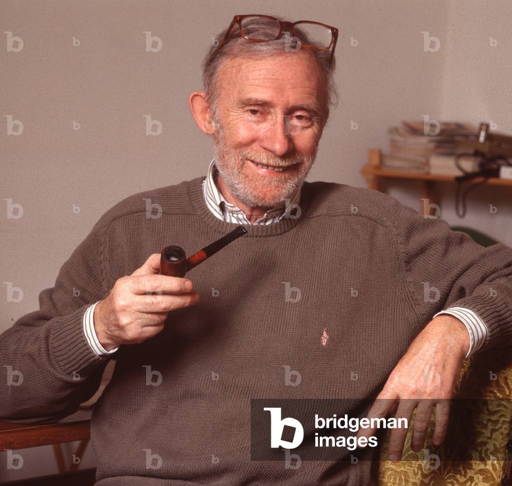 Bild von Fotografie "Piem und seine Pfeife (s/w-Foto)" von Louis Monier