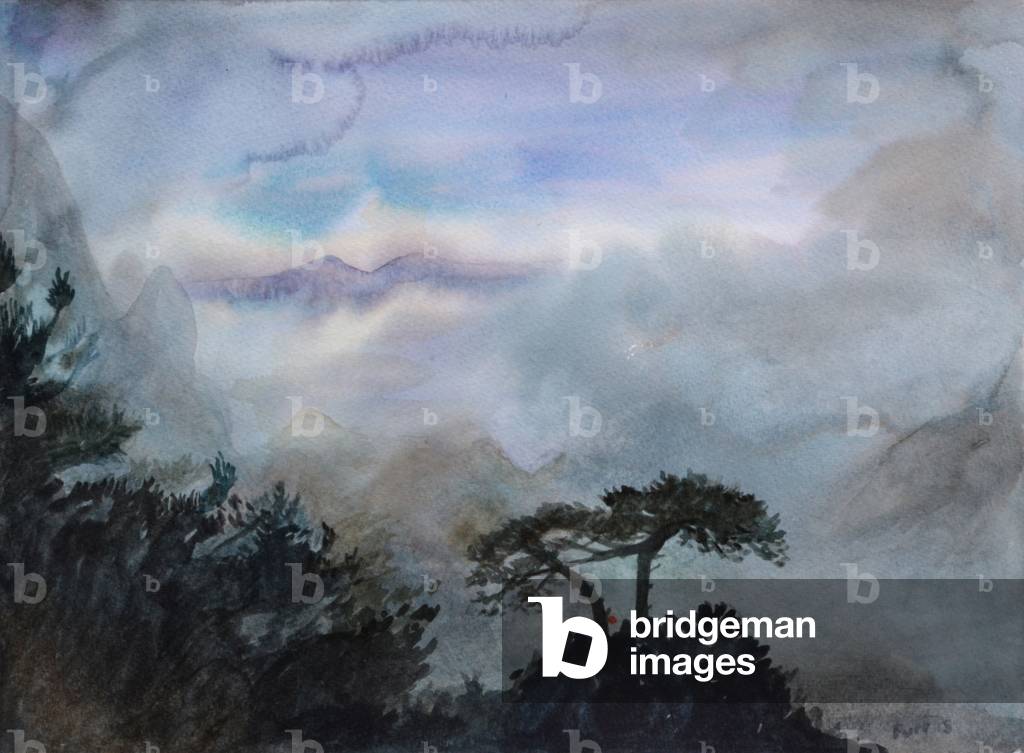 Immagine di Disegno "Montagna malinconica" 2015 di Christian Furr