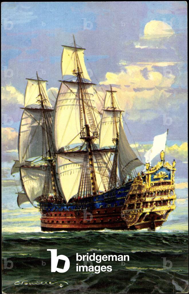 Künstler ausgegraben, Schiff aus dem späten 17.