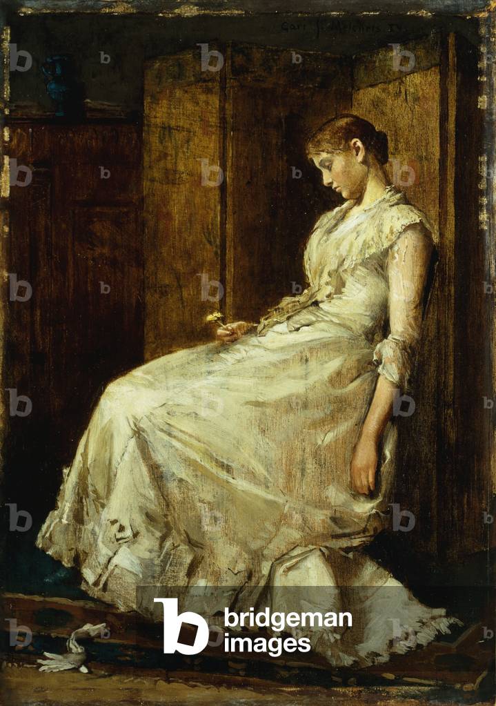 Image de Peinture représentant Après le bal, 1884 par Julius Gari Melchers