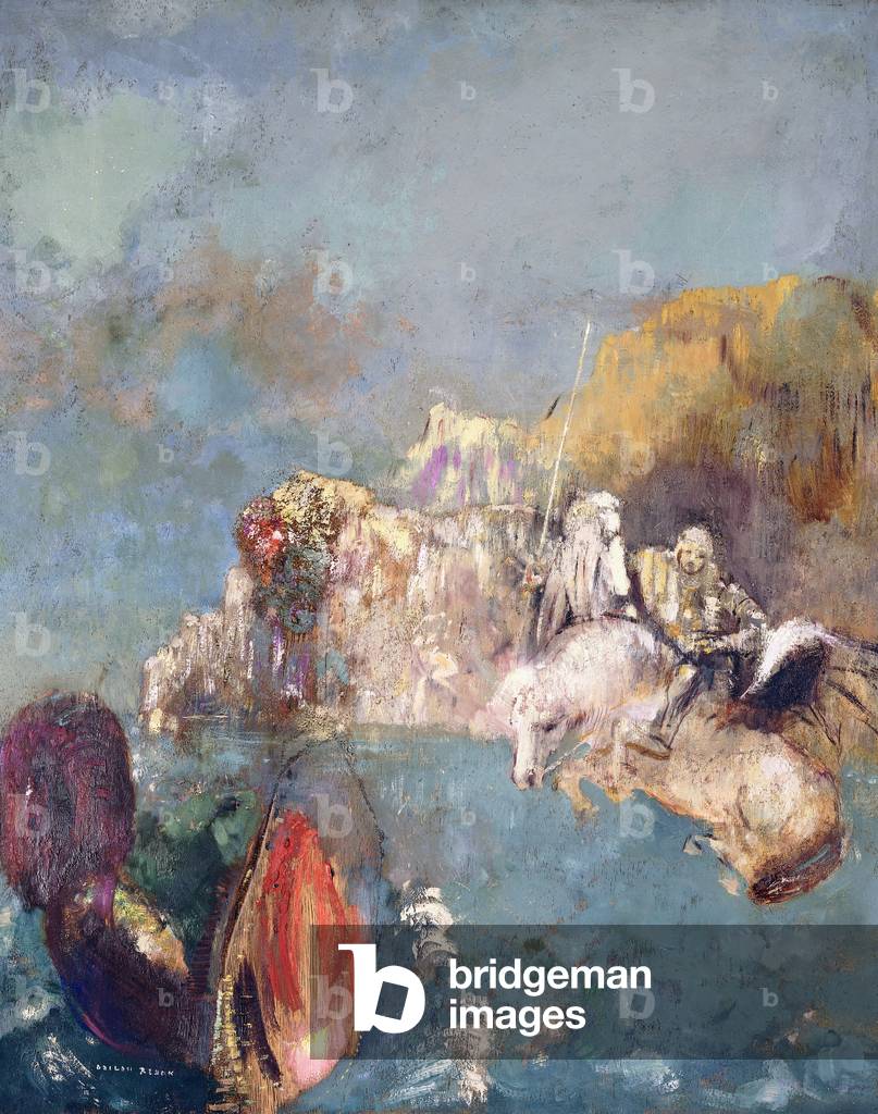 San Giorgio e il drago, 1909-1910 (olio su tavola)