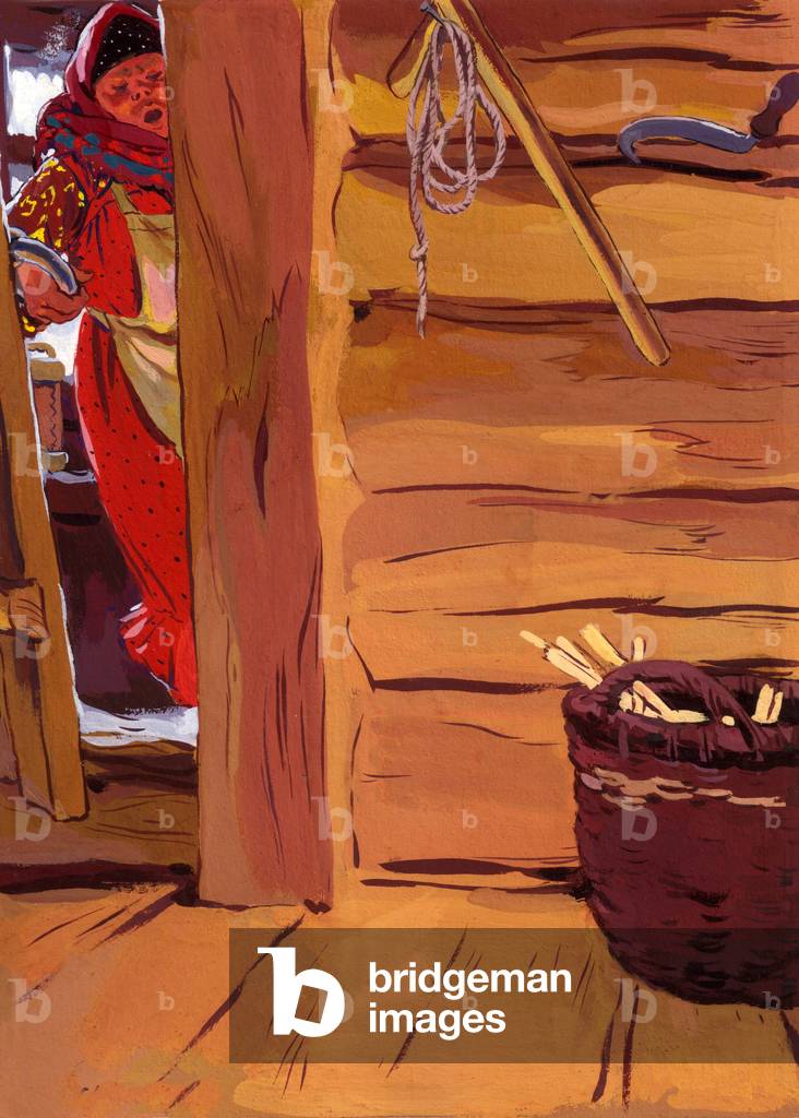 Illustrazione da 'The malachite scrigno: racconti dagli Urals' di Pavel Bazhov, 1939 (gouache su carta)