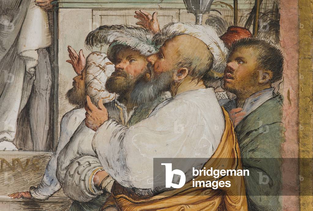 Mittelschiff, Vierte Südspanne, Hecce Homo, Girolamo Romanino, 1519, Detail