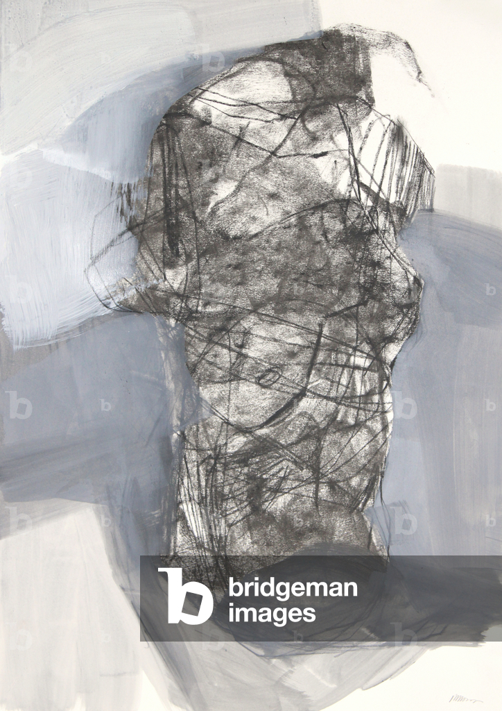 Torso 6, 2022 (carboncino su carta)