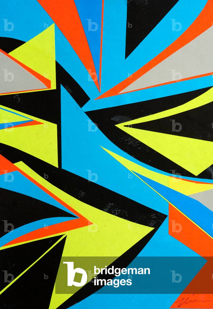 Image of Collage depicting Colour Vision: 2 2020 by Kika Pierides