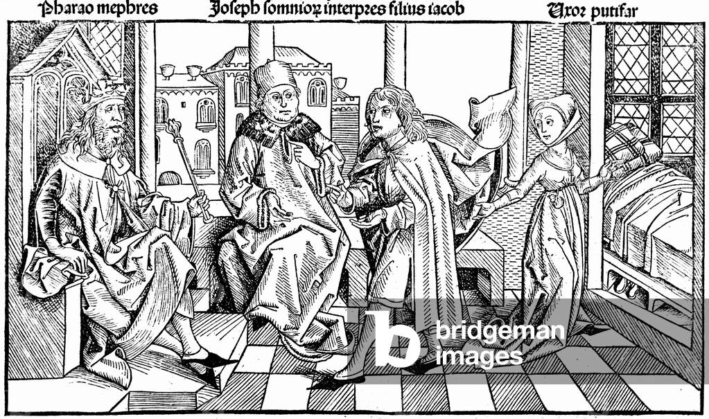 Giuseppe interpreta il sogno del Faraone nel senso che ci saranno sette anni grassi e sette anni magri. L'invi