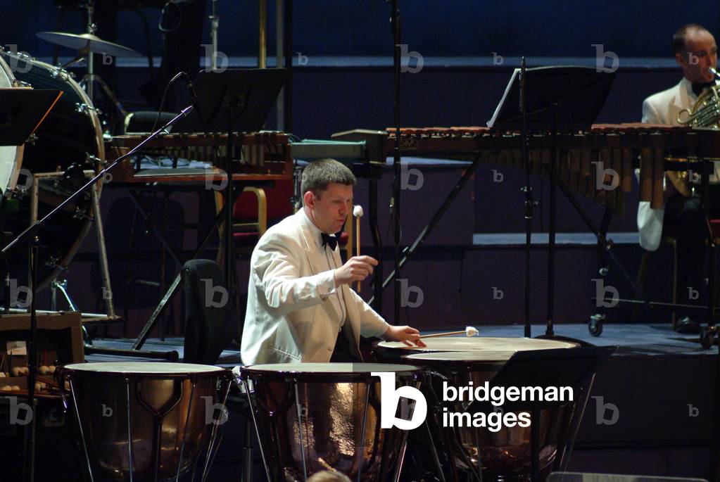 Percussion section of BBC (photo) by