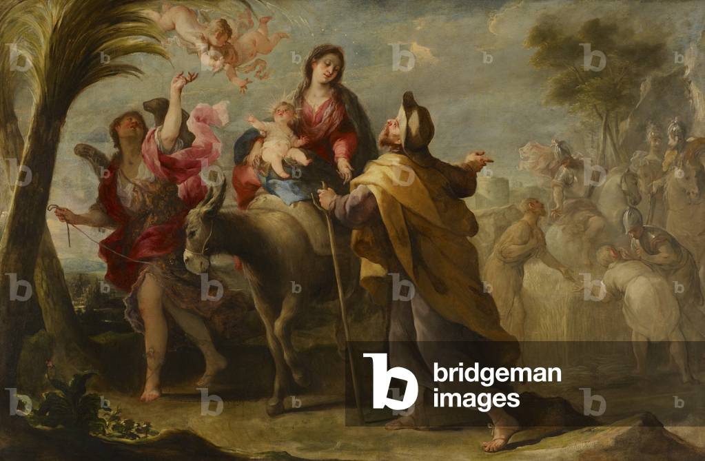 Image de Peinture représentant Le Vol en Egypte, 1669 par Jose Moreno