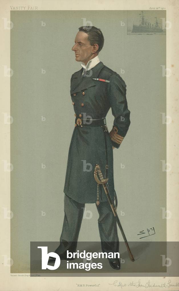 Capitano The Hon Hedworth Lambton (color lito)