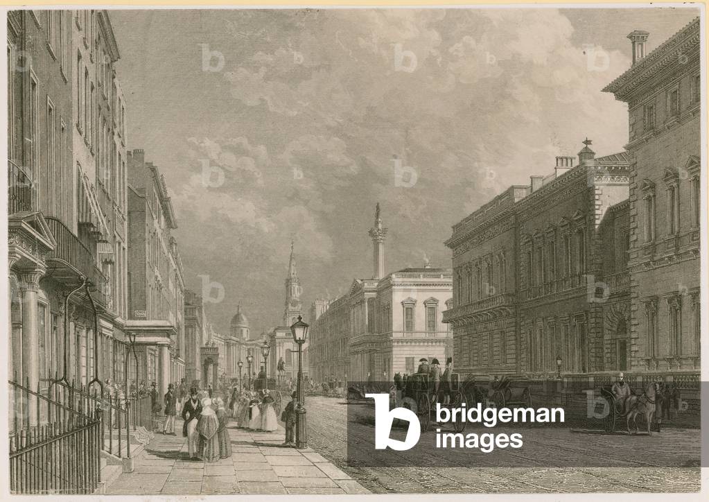 "Pall Mall" von English School, b/w