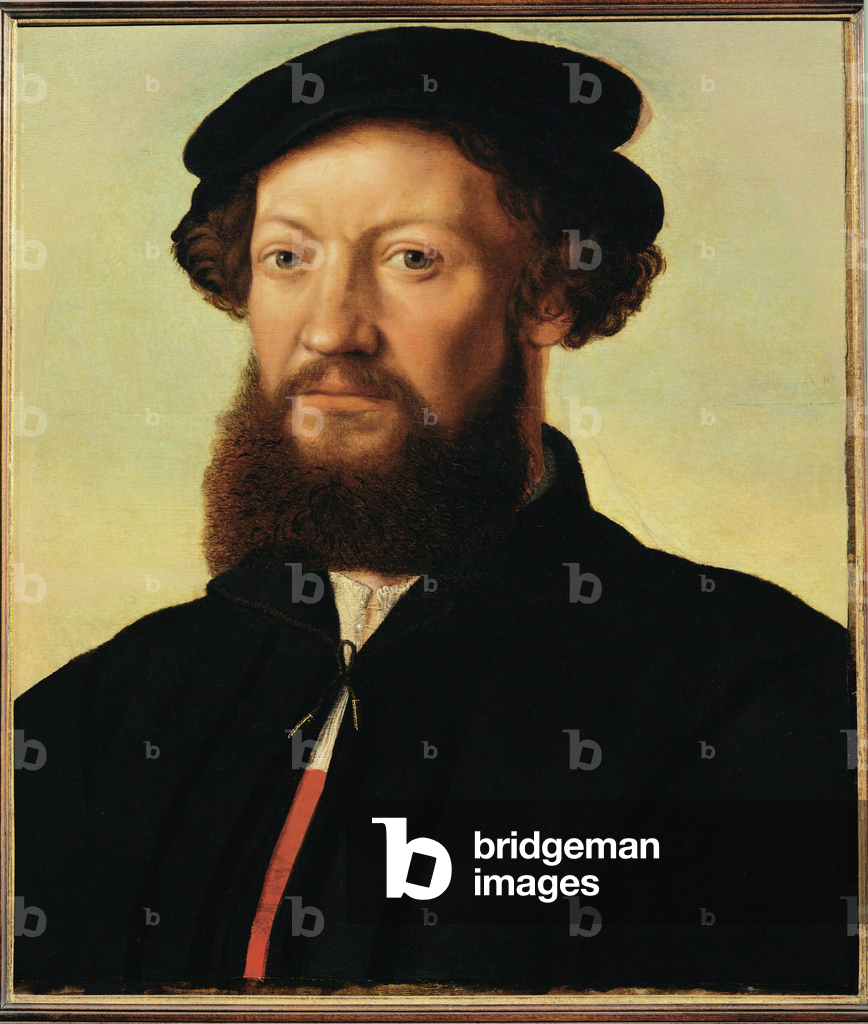 Male portrait (painting on oakwood)
